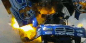 Výbuch auta o výkonu 8000 koní