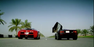 Souboj mezi McLaren F1 a Buggati Veyron