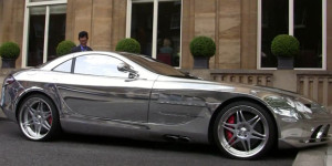 Chromovaný Brabus SLR