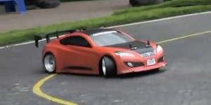 RC cars drifting
