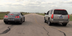 Escalade o 1000 koních vypráší GT-R